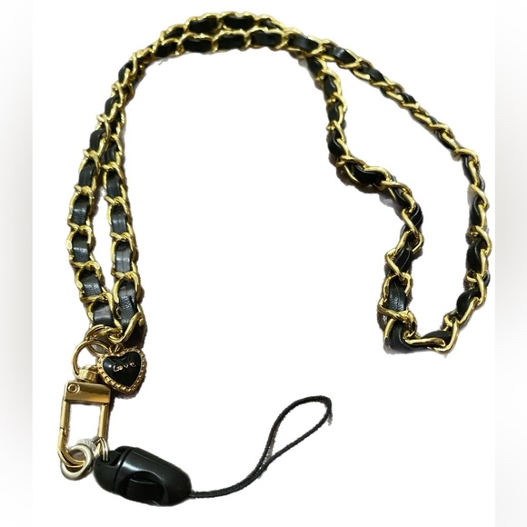 6. PHONE CHAIN BLACK approx.31” - Picture 3 of 5